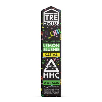 High Potency Hhc Vape Pen – Lemon Slushie – Sativa 2G – Trē House