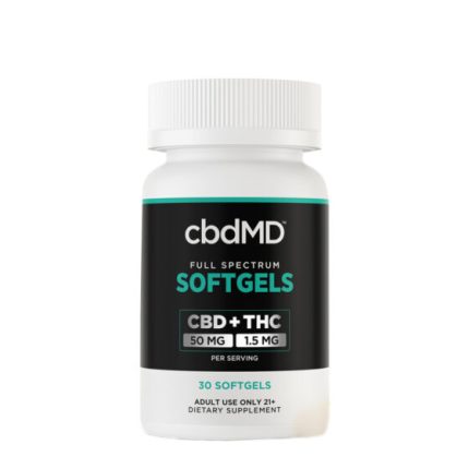 Full Spectrum CBD + THC Capsules – cbdMD